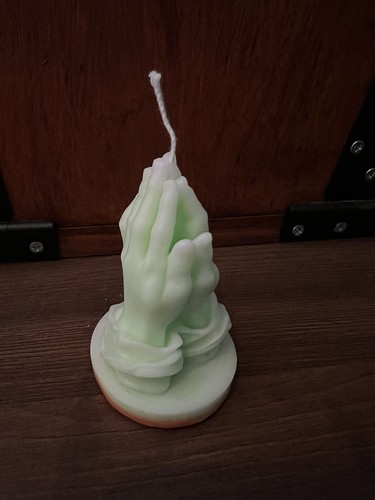 Praying hands candle christian - hands,