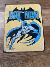 US American Superhero Batman Classic DC Comic Tin Metal Door Wall Sign 