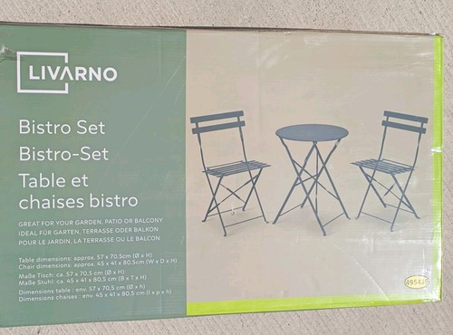 Garden bistro set - chairs, &