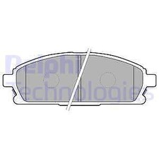 LP1659 DELPHI Brake Pad Set