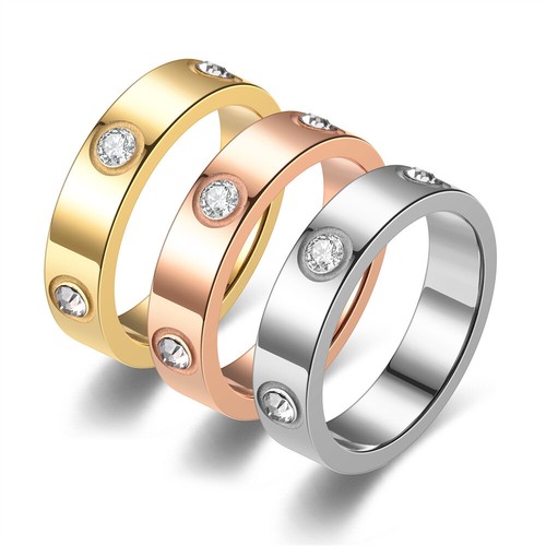Zircon wedding engagement band - engagement,
