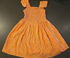 Girls 4-5 years floral Spanish Shirred vest dress holiday beach clothes next d