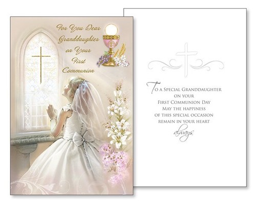 1st holy communion greeting - communion,