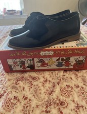 F-Troupe Patent Leather Bow Loafer Oxford Flat Women's Size 7,5 Narrow New