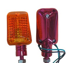 STREETWISE UNIVERSAL MINI INDICATORS PURPLE AMBER  LENS SHORT STEM BC43630