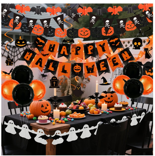 Halloween decorations party - halloween, decorations,