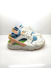 LADIES NIKE AIR HUARACHE PASTEL WHITE SIZE UK 5