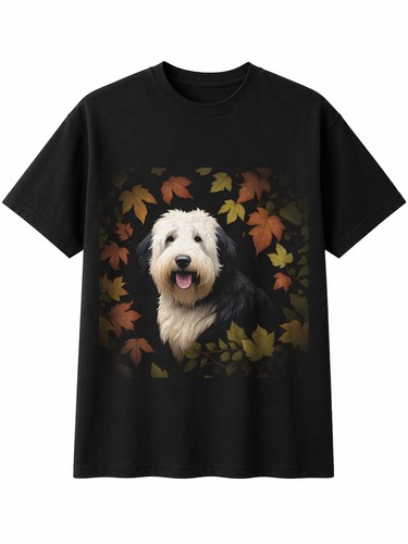 Detailed old english sheepdog - old,