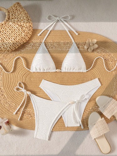 Women piece white triangle - women's,