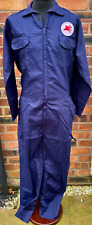 Goodwood Revival Mobil Badged Zip Front Suit Polycotton Overalls XL 46-48"Chest