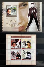 Elvis Presley on stamps MNH**