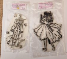 Mixed Stamps - Retro, Vintage Theme - Lady, Dress, Art Deco