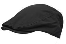 SHOWER PROOF FLAT CAP WATERPROOF WATER RESISTANT BLACK  COUNTRY OUTDOOR HAT