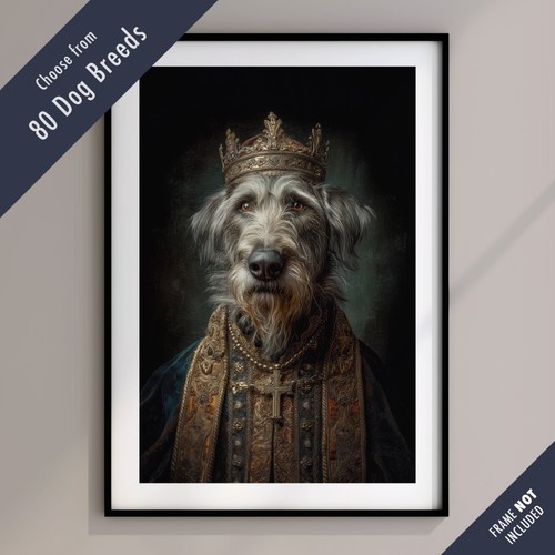 Royal dog portrait - dog, print