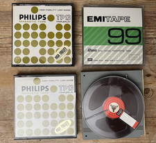 4x 13cm audio tape reels
