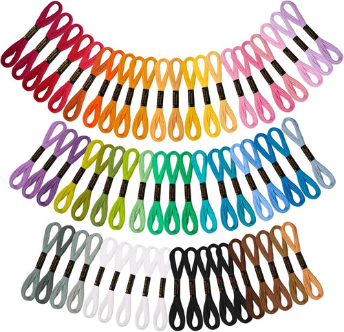 60pcs embroidery threads cross - 60pcs,