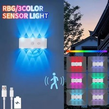 RGB Motion Sensor Wall Light