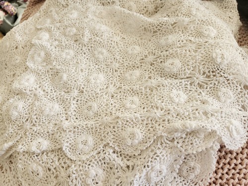 Inch square vintage crochet - inch,