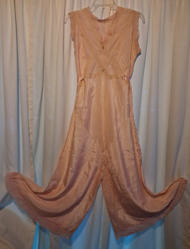 1930s 40s sheer palazzo slip - 1930s,