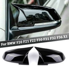 2X Gloss Black Wing Mirror