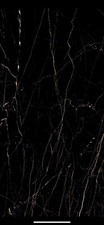 Black Marble Effect Porcelain Tiles 60x120cm Gold And White Golden Bordeaux