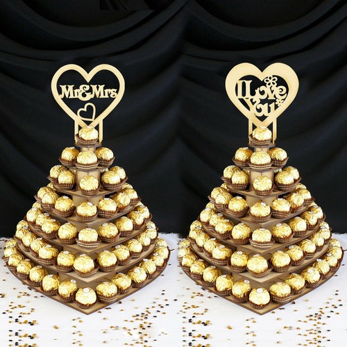 Heart shaped bamboo serving - heart,