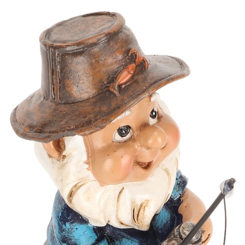 Fishing gnome sitter funny - fishing,