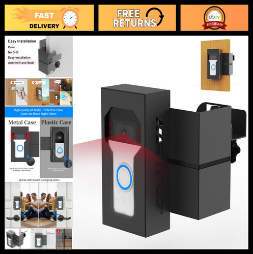 Metal drill doorbell - doorbell, mount