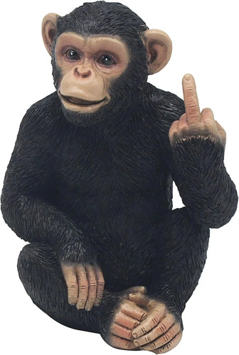 Cheeky monkey middle finger - cheeky,