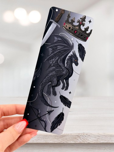 Fantasy dragon bookmark paper - fantasy,
