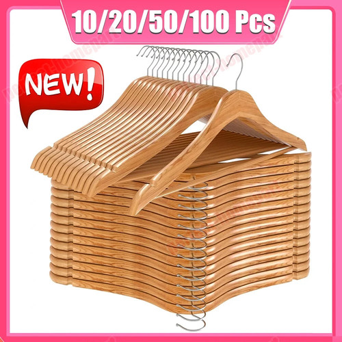 Wooden hangers pack - pack, of