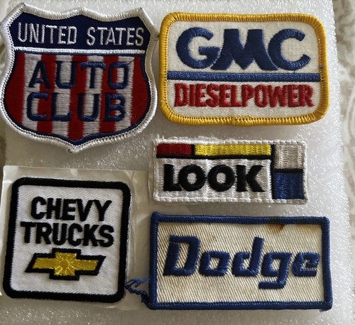 Vintage truck patches lot - vintage, of