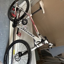 Cannondale Lefty Flash Mountain Bike White Medium Frame In Need of Service/TLC!