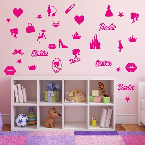 Barbie set girl girls wall - barbie,