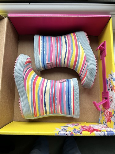 Joules baby print wellies uk4 - joules,