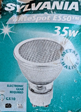 Sylvania BriteSpot ES50 35W GX10 230V Flood 24° 3000K METAL HALIDE  0020272 NEW