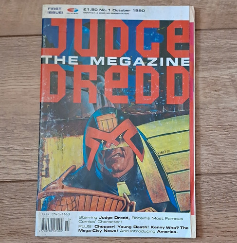 Judge dredd megazine 1st - judge,
