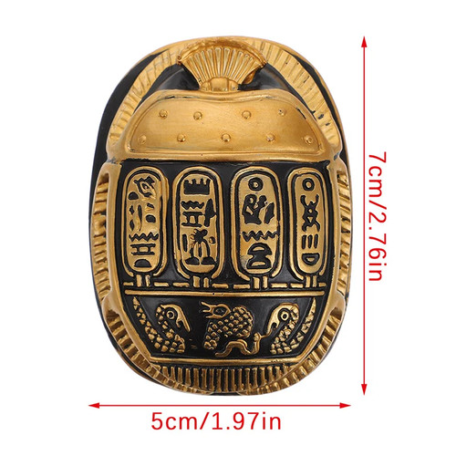 Egyptian scarab beetle statue - scarab,