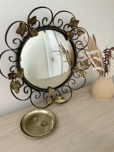 Vintage 1950s 60s convex gilt - 1950s/60s,