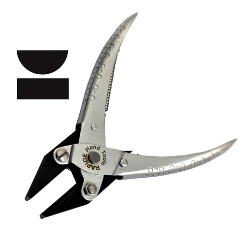 Parallel pliers round flat - round,