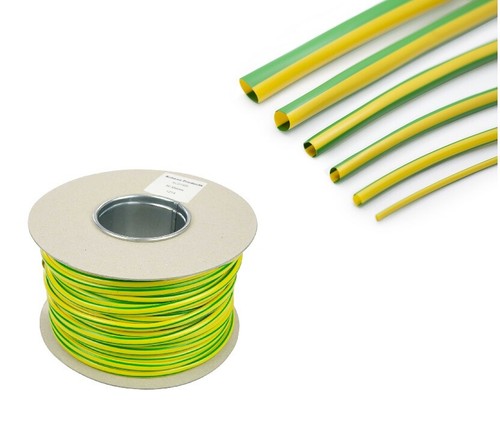 Pvc cable sleeving - cable, green