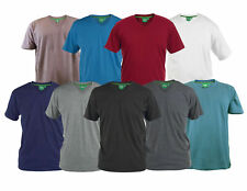 Duke D555 Men's V-Neck T-Shirt Summer Tops Cotton Regular & Plus Sizes Small-8XL