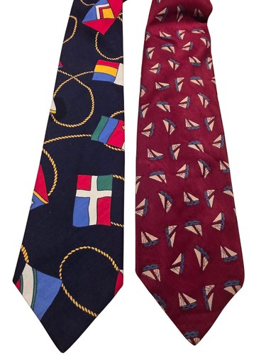 Nautical tie lot sailboat - lot, flag