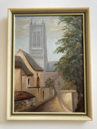 Vintage oil painting - painting, soft