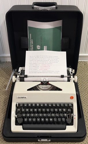 Mint vintage 1971 olympia sm9 - mint!,