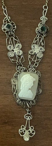 Old vintage victorian cameo - old,
