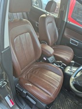 VAUXHALL ANTARA BROWN LEATHER INTEROR SEATS DOOR CARDS