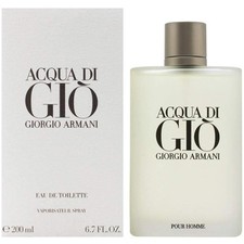 Giorgio Armani Acqua di Gio For Him 200ml Spray Eau de Toilette Mens Fragrance