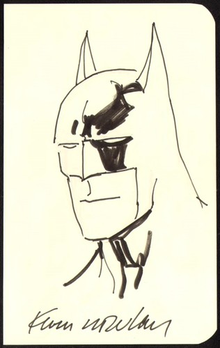 Kevin nowlan signed batman - kevin,