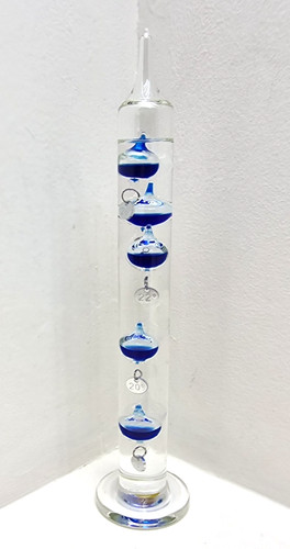 Galileo thermometer glass 30cm - galileo,